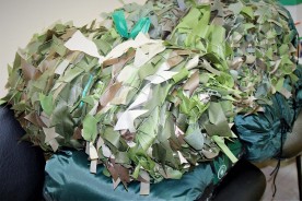 Волгодонцы отправили на передовую маскировочные сети и детские письма